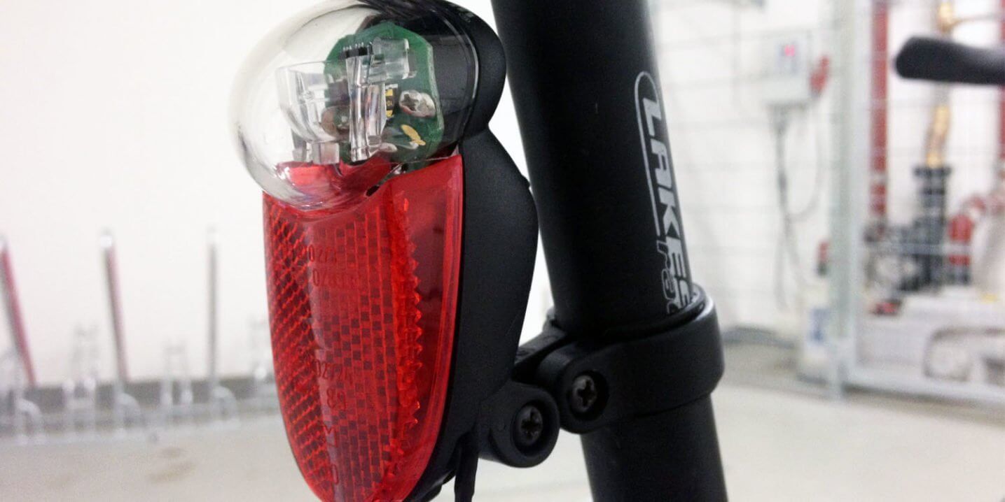 Rücklicht am Mountainbike befestigen