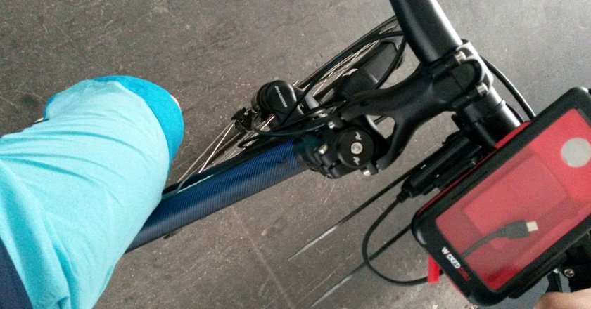 Zusatzakku am Trekkingbike