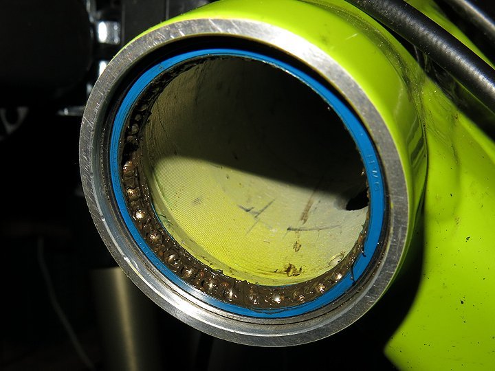 Verdreckte Kugellager