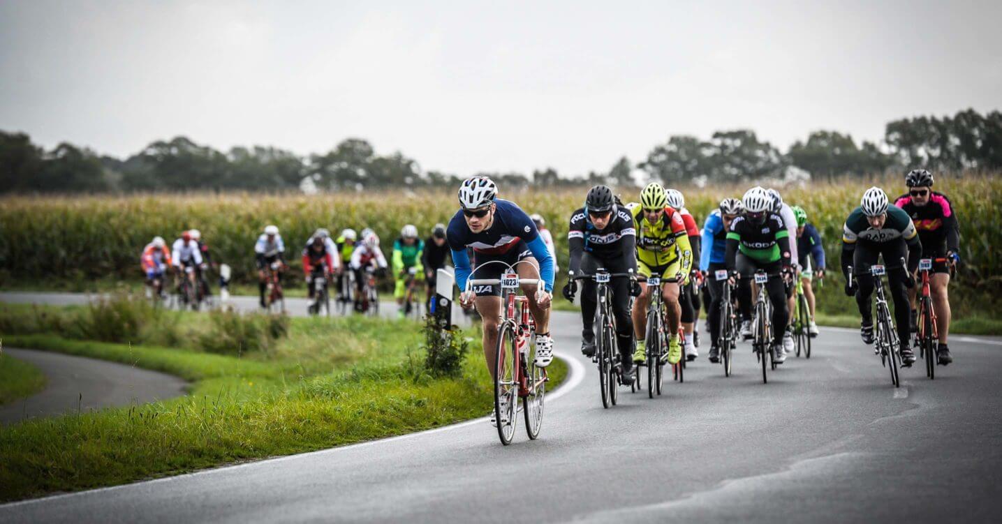 Auf dem Rennrad beim Münsterland Giro 2017