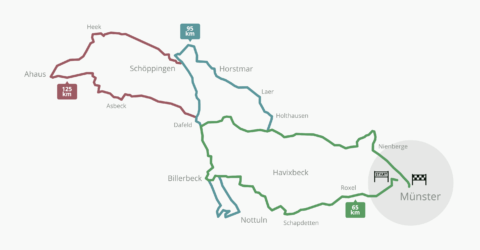 GPX-Tracks Münsterland Giro 2018